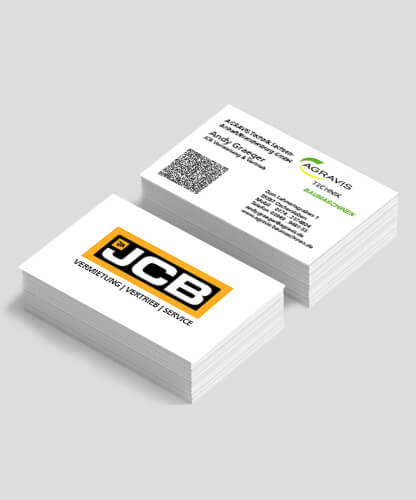 Visitenkarte mit Agravis Branding – Teil der Geschäftsausstattung