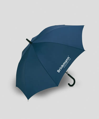 Regenschirm mit Branding – Teil der Geschäftsausstattung